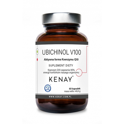 KENAY Ubichinol 100mg, 60kaps. - aktywny Koenzym Q10