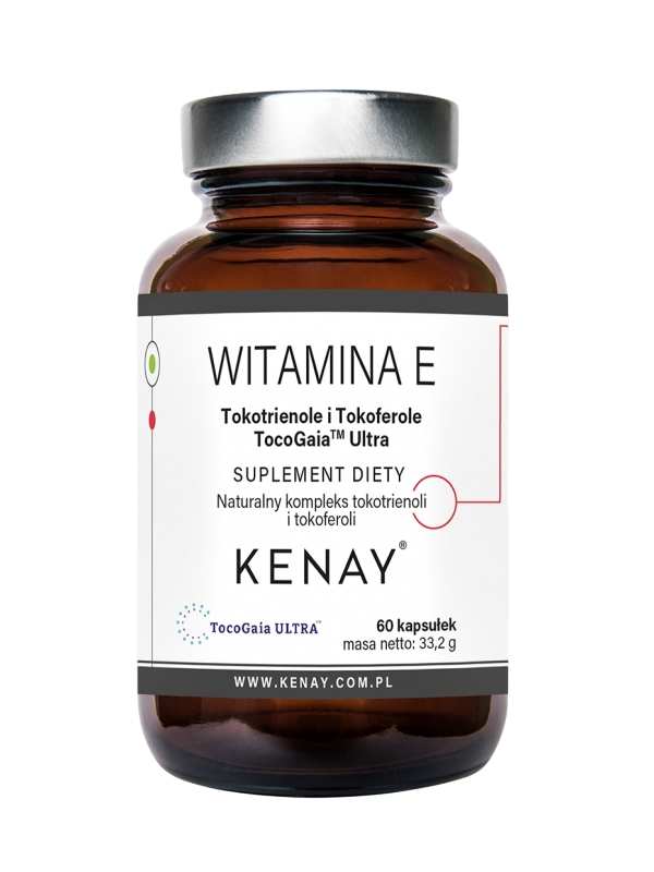 Kenay witamina E Tokotrienole i Tokoferole 60 kaps