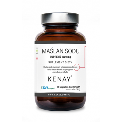 KENAY Maślan sodu SUPREME 1200mg 60 kaps.