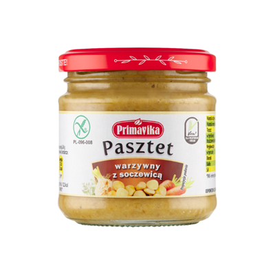 PRIMAVIKA Pasztet warzywny z soczewicą 160g