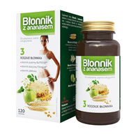 Błonnik z ananasem 120 tabl. COLFARM