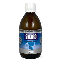 Mikro-Srebro koloidalne Ag250 25ppm 300ml PRO AKTIV - płyn do płukania jamy ustnej