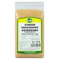 SMAKOSZ Cukier trzcinowy demerara 1kg