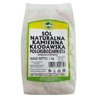 SMAKOSZ Sól kłodawska półgruboziarnista naturalna kamienna niejodowana 1kg
