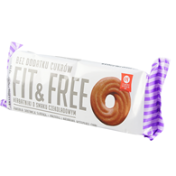 FIT&FREE Herbatniki czekoladowe bez cukru 120g CUKRY NYSKIE