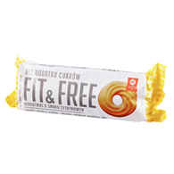 FIT&FREE Herbatniki cytrynowe bez cukru 120g CUKRY NYSKIE