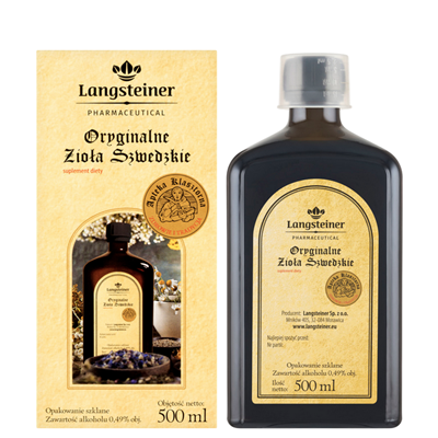 Oryginalne Zioła Szwedzkie 500ml LANGSTEINER