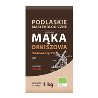 Mąka orkiszowa chlebowa typ 750 BIO 1kg BIOLIFE - PODLASKIE EKOLOGICZNE