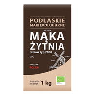 Mąka żytnia razowa typ 2000 BIO 1kg BIOLIFE - PODLASKIE EKOLOGICZNE