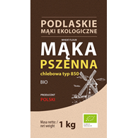 Mąka pszenna chlebowa typ 850 BIO 1kg BIOLIFE - PODLASKIE EKOLOGICZNE