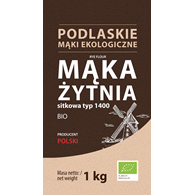 Mąka żytnia sitkowa typ 1400 BIO 1kg BIOLIFE - PODLASKIE EKOLOGICZNE