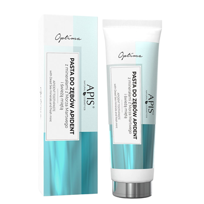 APIS pasta do zębów APIDENT z minerałami z Morza Martwego (bez fluoru) 100ml