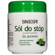BINGOSPA Sól do stóp przeciw poceniu 550g
