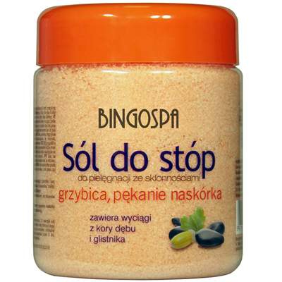 BINGOSPA Sól do stóp grzybica, pękanie naskórka 550g