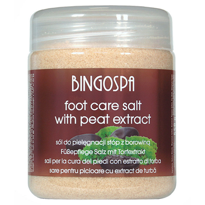 BINGOSPA Sól do stóp rozgrzewająca z borowiną 550g