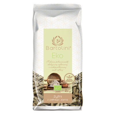 BARTOLINI Makaron żytni rurka BIO 400g