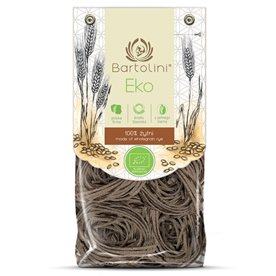 BARTOLINI Makaron żytni gniazda (tagliatelle) BIO 250g