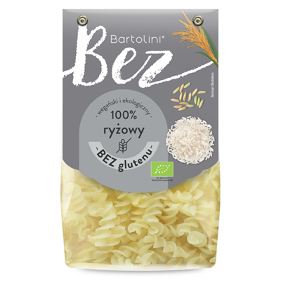 BARTOLINI Makaron ryżowy BIO bezglutenowy świderek 250g
