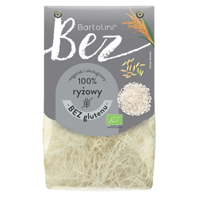 BARTOLINI Makaron ryżowy BIO bezglutenowy krajanka 250g