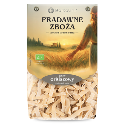 BARTOLINI Makaron orkiszowy jasny wstążka (tagliatelle) BIO 250g