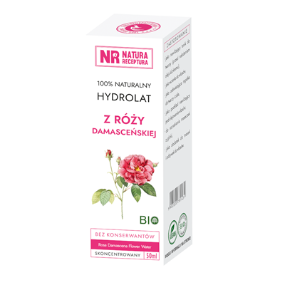 Hydrolat z róży damasceńskiej 50ml NATURA RECEPTURA