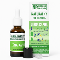 Olejek naturalny Leśna kąpiel 30ml pipeta + aplikator w kulce NATURA RECEPTURA