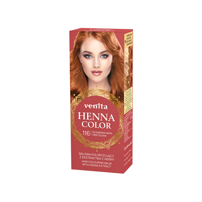 VENITA henna tuba nr 116 płomienna iskra 75ml - balsam koloryzujący
