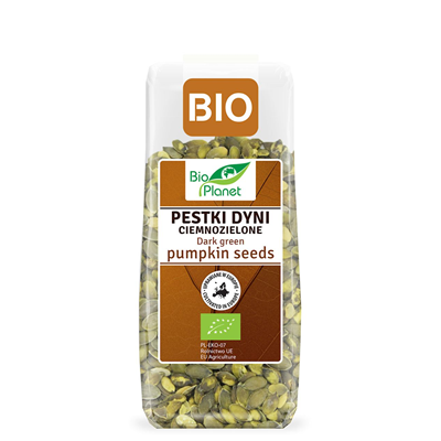 BIO PLANET Pestki dyni ciemnozielone BIO 150g (Uprawiane w Europie)