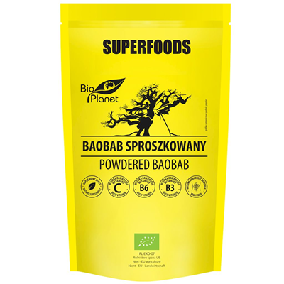 SUPERFOODS Baobab sproszkowany BIO 150g BIO PLANET