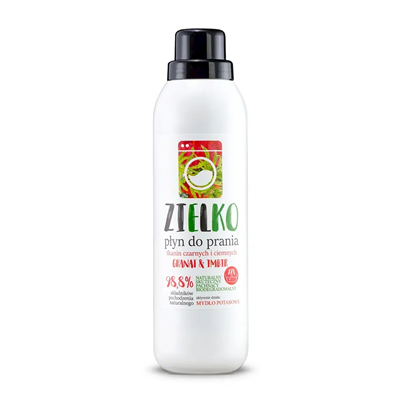 ZIELKO Płyn do prania tkanin czarnych i ciemnych - granat & imbir 1000ml
