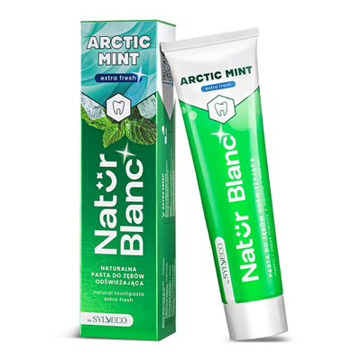 NATUR BLANC Pasta do zębów ARCTIC MINT odświeżająca 100ml SYLVECO