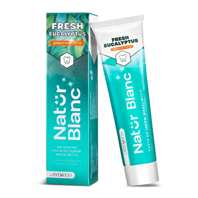 NATUR BLANC Pasta do zębów FRESH EUCALYPTUS do wrażliwych zębów 100ml SYLVECO
