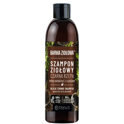 Szampon czarna rzepa do włosów osłabionych i z łupieżem 250ml BARWA ZIOŁOWA
