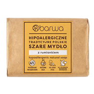 Mydło tradycyjne polskie szare z ekstraktem z rumianku w kostce 100g BARWA