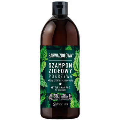 Szampon pokrzywa do włosów przetłuszczających się 480ml BARWA ZIOŁOWA