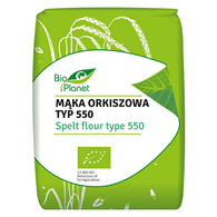 BIO PLANET Mąka orkiszowa typ 550 BIO 1kg