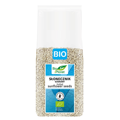 BIO PLANET Słonecznik łuskany bezglutenowy BIO 800g