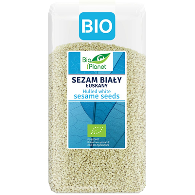 BIO PLANET Sezam łuskany BIO 400g