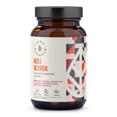 AURA HERBALS Mój wzrok - naturalne wsparcie wzroku 60 veg. kaps.