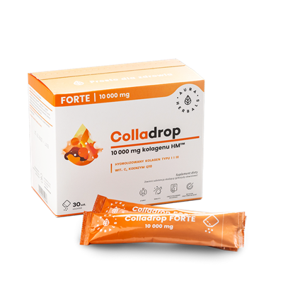 AURA HERBALS Colladrop FORTE saszetki - kolagen morski 10000 mg, 30 sasz.