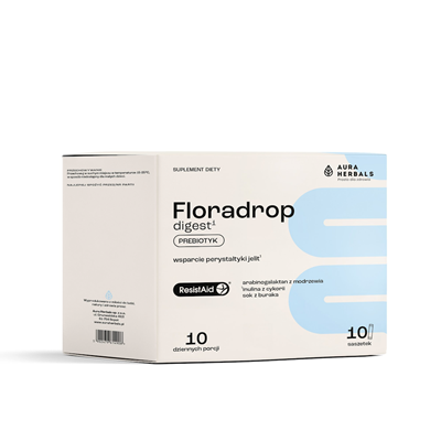 AURA HERBALS Floradrop digest prebiotyk 10 saszetek