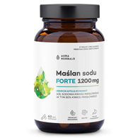AURA HERBALS Maślan sodu FORTE mikrokapsułkowany 1200mg, 60 kaps.