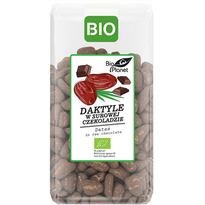 BIO PLANET Daktyle w surowej czekoladzie BIO 250g