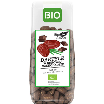 BIO PLANET Daktyle w surowej czekoladzie BIO 100g
