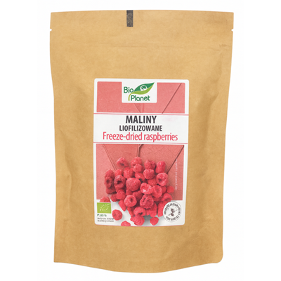 BIO PLANET Maliny liofilizowane BIO 30g