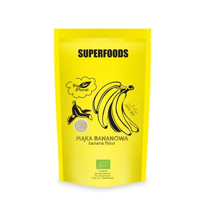 SUPERFOODS Mąka bananowa BIO 200g BIO PLANET