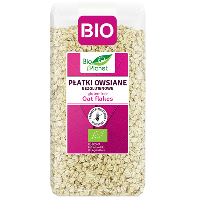 BIO PLANET Płatki owsiane BEZGLUTENOWE BIO 300g