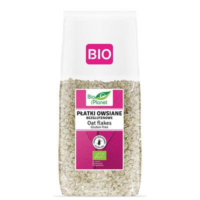 BIO PLANET Płatki owsiane BEZGLUTENOWE BIO 600g