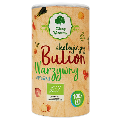 Bulion warzywny w proszku BIO 200g DARY NATURY