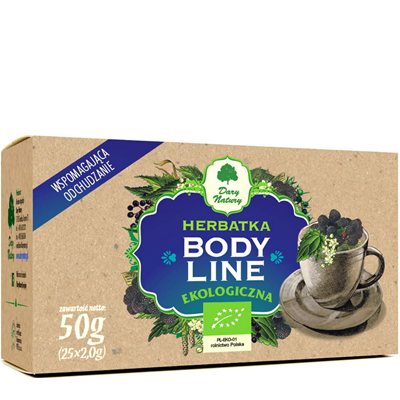 Herbatka Body line - odchudzanie fix BIO 25*2g DARY NATURY